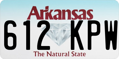 AR license plate 612KPW