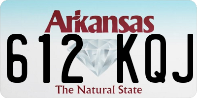 AR license plate 612KQJ
