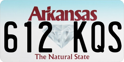 AR license plate 612KQS