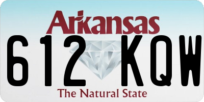 AR license plate 612KQW