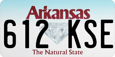 AR license plate 612KSE