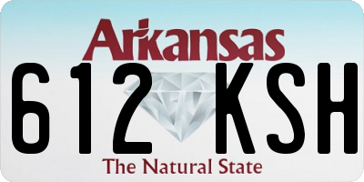 AR license plate 612KSH