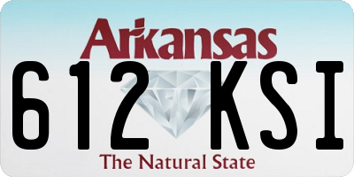 AR license plate 612KSI