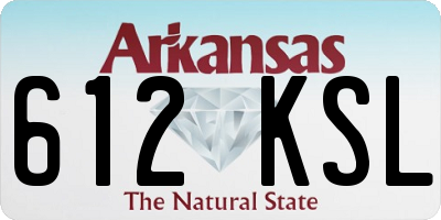 AR license plate 612KSL