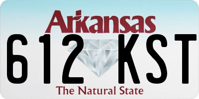 AR license plate 612KST