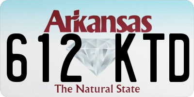 AR license plate 612KTD