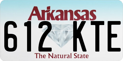 AR license plate 612KTE