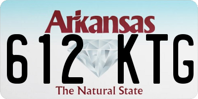 AR license plate 612KTG