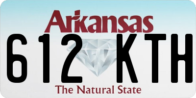 AR license plate 612KTH