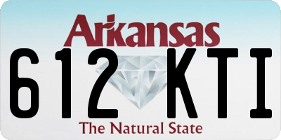 AR license plate 612KTI
