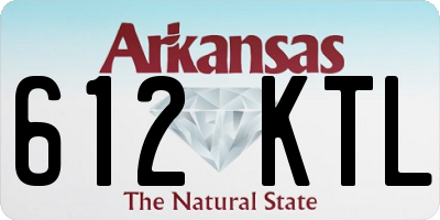 AR license plate 612KTL