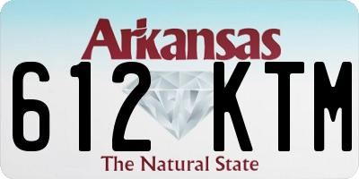 AR license plate 612KTM