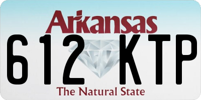 AR license plate 612KTP