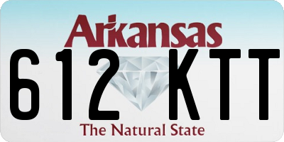AR license plate 612KTT
