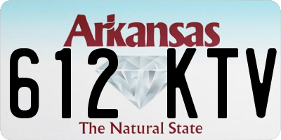 AR license plate 612KTV