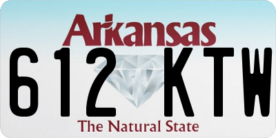 AR license plate 612KTW