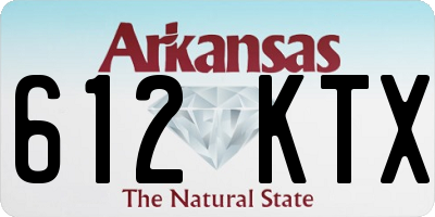 AR license plate 612KTX