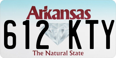 AR license plate 612KTY