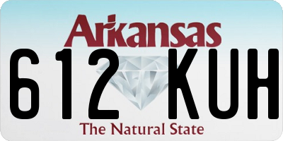 AR license plate 612KUH