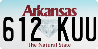 AR license plate 612KUU