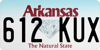 AR license plate 612KUX