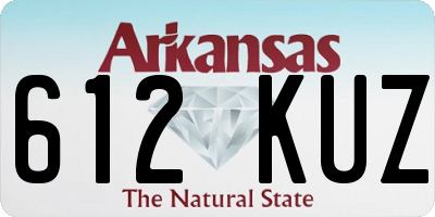 AR license plate 612KUZ