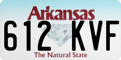AR license plate 612KVF