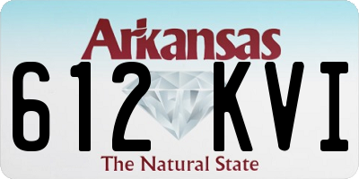 AR license plate 612KVI