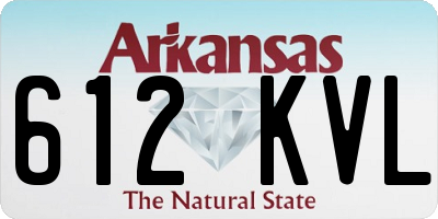 AR license plate 612KVL