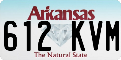 AR license plate 612KVM