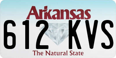 AR license plate 612KVS