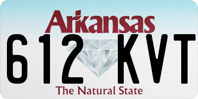 AR license plate 612KVT