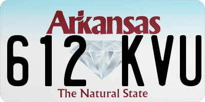 AR license plate 612KVU