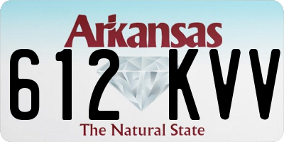 AR license plate 612KVV