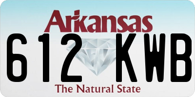 AR license plate 612KWB