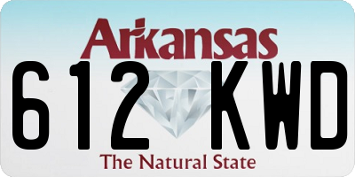 AR license plate 612KWD
