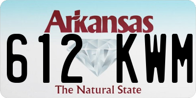 AR license plate 612KWM