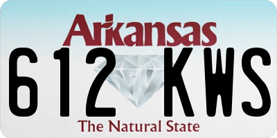 AR license plate 612KWS