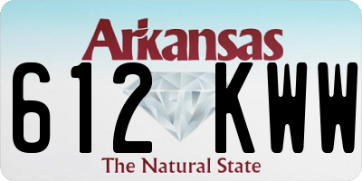AR license plate 612KWW