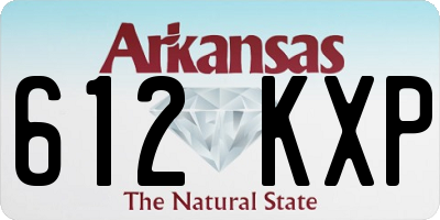 AR license plate 612KXP