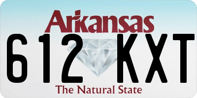 AR license plate 612KXT