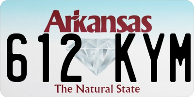 AR license plate 612KYM