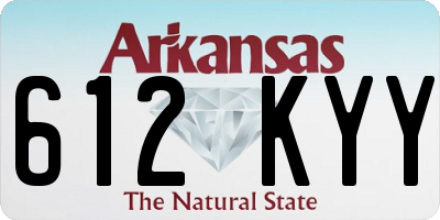 AR license plate 612KYY