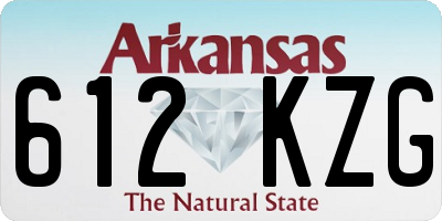 AR license plate 612KZG