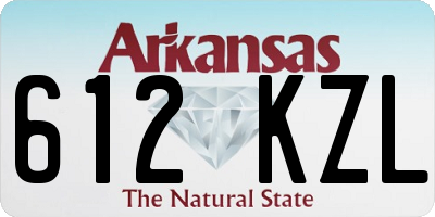 AR license plate 612KZL