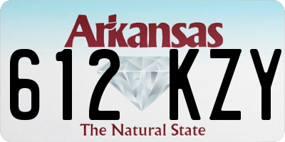 AR license plate 612KZY