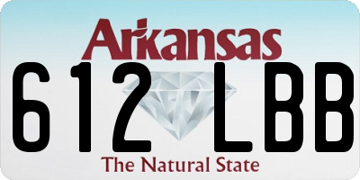 AR license plate 612LBB