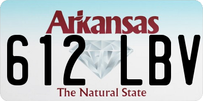 AR license plate 612LBV