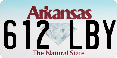 AR license plate 612LBY
