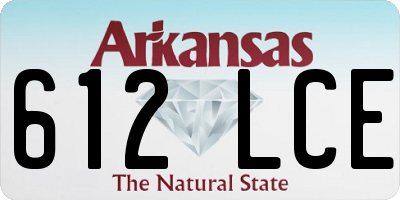 AR license plate 612LCE